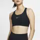 Nike 運動內衣 1-Piece Pad Bra 女款 中度支撐 健身 重訓 瑜珈 黑 BV3637010