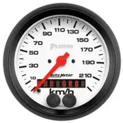 Auto Meter Phantom Series GPS Speedometer3-3/8" In-Dash Metric 0-225kph AU5880-M