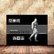 Dorian Yates Poster Muscle Man Bodybuilding Poster Workout Poster Home Gym Decor Exercise Motivational Quote Art Prints Inspirational Wall Art Gym Poster 0315201