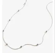 Alex & Ani CHARM STATION NECKLACE Sterling Silver 38”