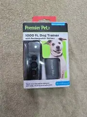 (OPEN BOX) Premier pet 1000 ft. Dog Trainer Collar with Rechargeable Battery