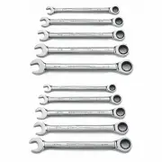Gearwrench 9418 - Combination Ratcheting Set 10 Piece Metric/AF