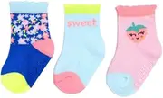 [Carter's] Carters Girls 3 Pair Crew Socks (2-4)