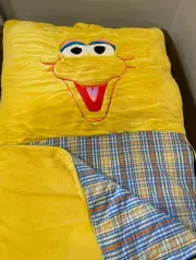 Big Bird Sesame Street Toddler Sleep Sack Sleeping Bag Kids Nap Mat NEW Gift