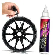 Touch Up Paint Wheel Scratch Fix Cars Rim Scratch Repair Pen Portable Black