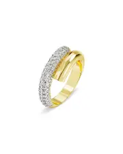 Swarovski Dextera Crystal Bypass Ring