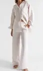 SEED Linen Variegated Pant and Top Size 8 FULL SET