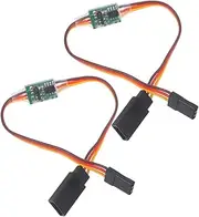 Mipcase 2pcs High Voltage Steering Gear Signal Inverter Multi-Functional for Airplane Robot and Car Steering Gear Fittings Broad Compatibility and Easy Installation