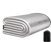 Aluminium Foil Camping Mat - Foldable Double-Sided Floor Mat of Aluminum Foil | Waterproof Sleeping Roll Pad Of Aluminum Foil | Insulating Thermal Camping Sleeping Mat for Outdoor and Indoor