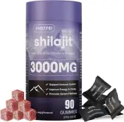 Pure Himalayan Shilajit Gummies for Men & Women - 100% Natural & Organic | BEST