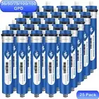 25 Pack 36/50/75/100/150 GPD Reverse Osmosis RO Membrane Water Filter Cartridges
