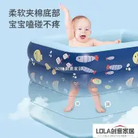 在飛比找Yahoo!奇摩拍賣優惠-免運-自動充氣嬰兒童充氣游泳池家用大型可折疊寶寶洗澡盆浴缸海
