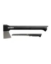 Gerber Gator Axe W/ Saw Combo II | Great for Backpacking, Camping, Fishing, Hunt