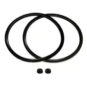 Replacement Sealing Ring and Overpressure Gasket for Presto Pressure Canners Compatible with Models 01745 01751 01755 01781 and 01 Black