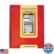 Calculated Industries 2140 Construction Master Pro Workbook and Study Guide |