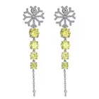 Made With Swarovski Crystals The Clarabelle Gorgeous Snowflake Earrings S4