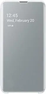 Samsung EF-ZG970CWEGWW Galaxy S10e Clear View Cover, White
