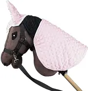 SKIPPI Hobby Horse Blanket and Fly Cover - Pink, Hobby Horse Accessories