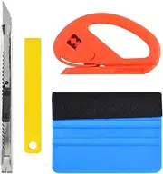 Vehicle Vinyl Film Tool Kit,Miayon 4PCS Vinyl Wrapping Window Tint Tools for Car Wrapping 1 Set