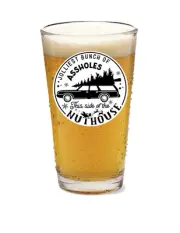 Christmas Vacation - Jolliest Bunch - 16oz Pint Beer Glass Barware Seltzer Tea