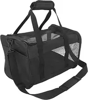 Abaodam Cat Carrier Bag Breathable Mesh Collapsible Design for Small Dogs Cats Portable Crossbody Pet Carrier Comfortable Safe Travel for Pets