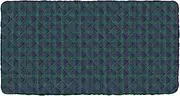 Navy Black & Green Twill Weave Buffalo Plaid Tartan Check Scotland Travel Toddler Bed Sheet Waterproof Cot Sheet for Kids Camping Cot for Kids Sleeping Cot 50'' x 25'' (Sheet,Bed Not Included)