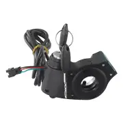 2472V Thumb Throttle Power Switch Lock with Key and Display for E Bike Scooter