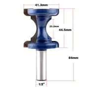 1PC 1/2" Shank Large Bullnose & Bead Router Bit Column Face & Chair Rail Molding