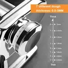 Hand Crank Noodle Machine Stainless Steel Dough Roller Pasta Maker 7 AU HB0