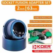 Socket Fusion Welding Adapter Set for Plastic Pipe PP/PPR/PE/HDPE 2inch (63mm)