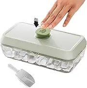 Ice Freezer Tray, Type Ice Maker Container Mold - Easy Release, Stackable Ice Tray Mold for Fruit, Soda, Cocktails