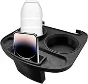 Recliner Chair Cup Holder - Clip on Chair Table with Mobile Device Slot | No-Drill Lounger Organizer Attachment for Camping Garden Parties Beach Outdoor Activities Picnics Pool