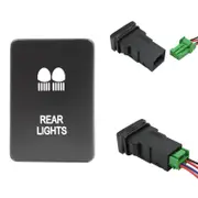Switch Boss Red and Green LED Push Switch for Mitsubishi Triton (MQ MR) Pajero (QE QF) - Rear Lights