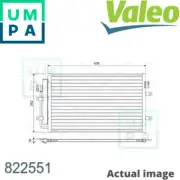 CONDENSER AIR CONDITIONING FOR IVECO DAILY/Platform/Chassis/Van F1AE3481C 2.3L