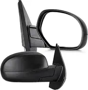 Youxmoto Towing Mirrors for Chevy Silverado for GMC Sierra 2007 2008 2009 2010 2011 2012 2013; Avalanche/Suburban 1500 2500 3500 Tahoe Tow Mirrors w/Heated; Manual Folding