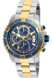 Men's 22415 Pro Diver Analog Display Quartz Two Tone Watch