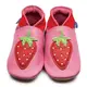 英國Inch Blue - 真皮手工寶寶鞋-甜心草莓