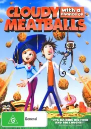 195A NEW SEALED CLOUDY WITH A CHANCE OF MEATBALLS DVD Region 4