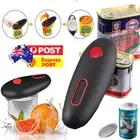 One Touch Automatic Can Opener Electric Tin Jar Lid Open Kitchen Restaurant Home