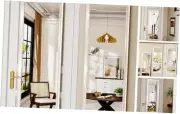 Door Mirror, Over the Door Full Length Wall Mirror, 51"x 18" Full Length