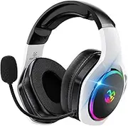 Gaming Headsets for PS5/PS4/PC, 7.1 Surround Sound, 25+ Hours Runtime, Noise Cancelling Microphone - Compatible with Switch and Smartphone