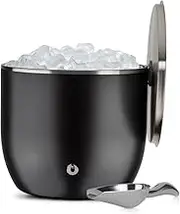 SNOWFOX Elegance Collection Ice Bucket, 7 Liter, Matte Black