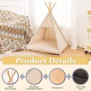 NEW, Pet Teepee Tent for Cats and Small Dogs, #BD31324-57