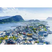 1000pc Ravensburger Norway Alesund Theme Family/Family Jigsaw Puzzle Set