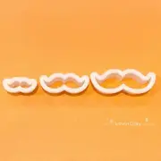 Mustache Polymer Clay Cutter Set