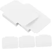 Uonlytech 8Pcs Removable Clip Basket Labels for Organization Storage Tag Holders for Bins and Boxes Re Writable Price Labels for Easy Classification and Identification