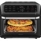 Air Fryer Toaster Oven Combo with Probe Thermometer, 12-In-1 Stainless Black ...
