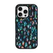 iPhone 16 Pro Impact Ring Stand Case MagSafe Compatible Leopard Print no.1 by EttaVee