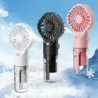 USB Charging Humidifier Mini Electric Fan Portable Cooling Fan