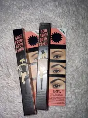 Benefit Cosmetics Goof Proof Brow Pencil Mini 6 Cool Soft Black 0.005 oz SET
